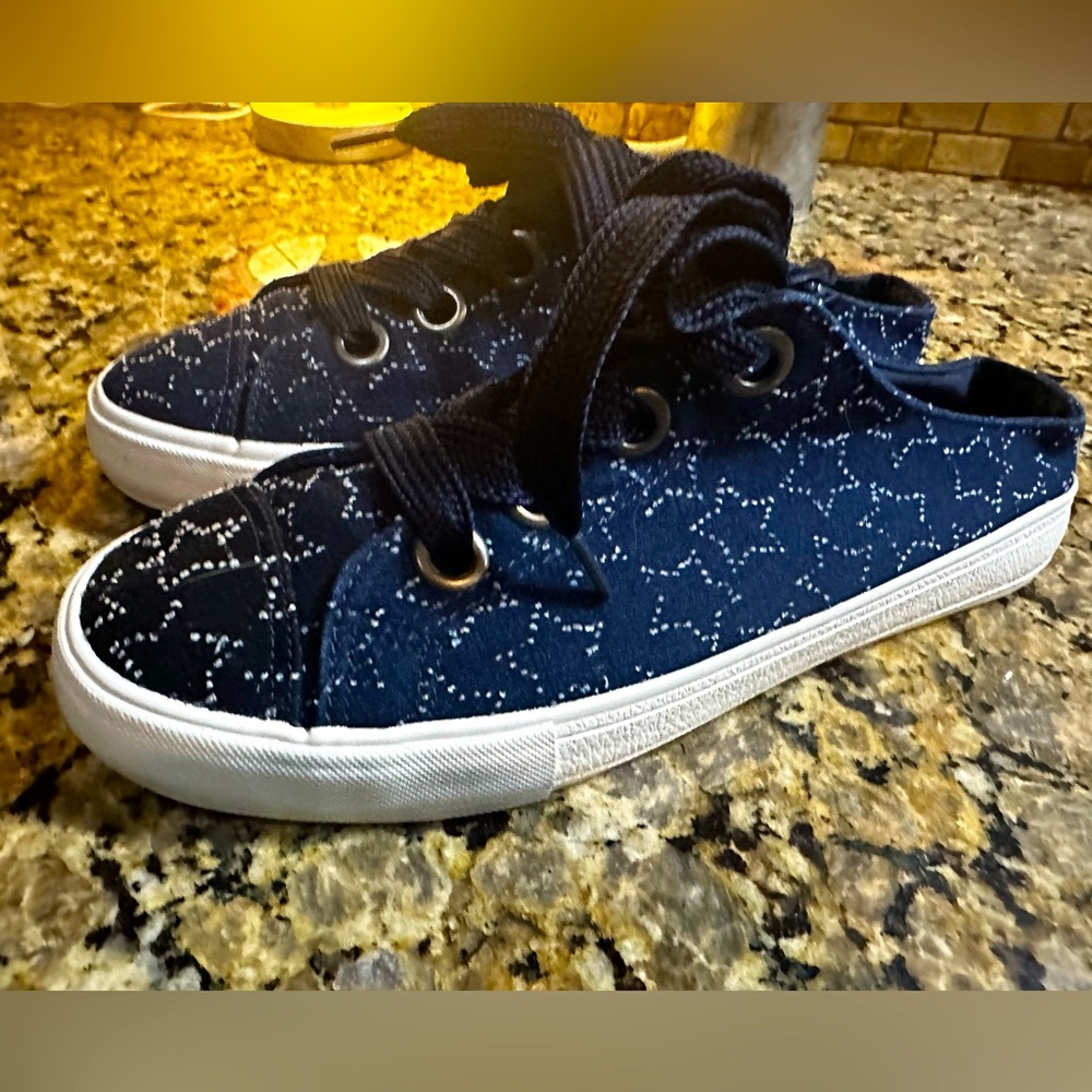 Women’s Rocket Dog Navy White Stars Shoes Slip ons Fourth of July 4th size 8.5 - Picture 4 of 7